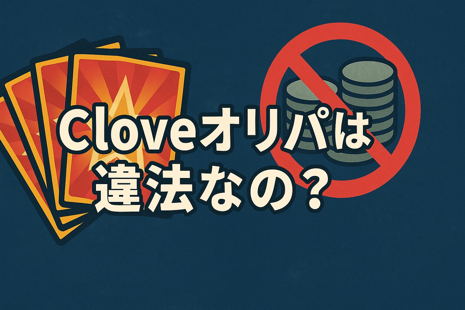 cloveオリパは違法なの？